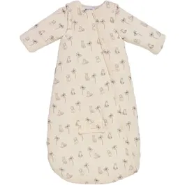 Candide Douillette Nomade avec Manches Amovibles pour Bébé 9-24 Mois, Taille 90 cm, Imprimé Tigre Blanc