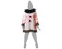 Atosa Déguisement de clown sanglant avec robe blanche pour femme