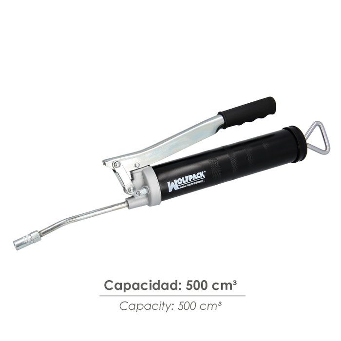 WOLFPACK LINEA PROFESIONAL Pompe à graisse professionnelle 500 cc. 690 bars WOLFPACK LINEA PROFESIONAL Pompe à graisse professionnelle 500 cc. 690 bars