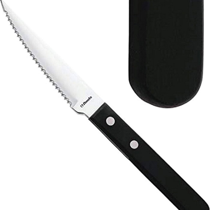 Amefa Lot de 12 Couteaux à Steak Acier Inoxydable Modèle Pizza Steak 21,2 cm Amefa Lot de 12 Couteaux à Steak Acier Inoxydable Modèle Pizza Steak 21,2 cm