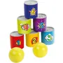 Ecoiffier Pack de 3 Jeux de Plein Air - Chamboule-tout, Lancer d'anneaux et Lance-balles, Jeu d'adresse pour Enfants - Jouet Extérieur