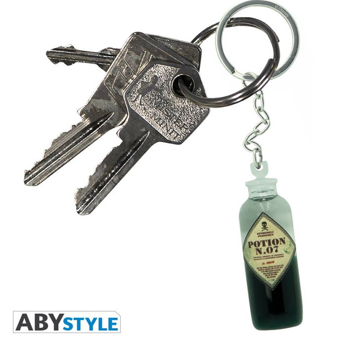 ABYstyle Porte-clés 3D Harry Potter Potion N.07 avec liquide à bulles ABYstyle Porte-clés 3D Harry Potter Potion N.07 avec liquide à bulles