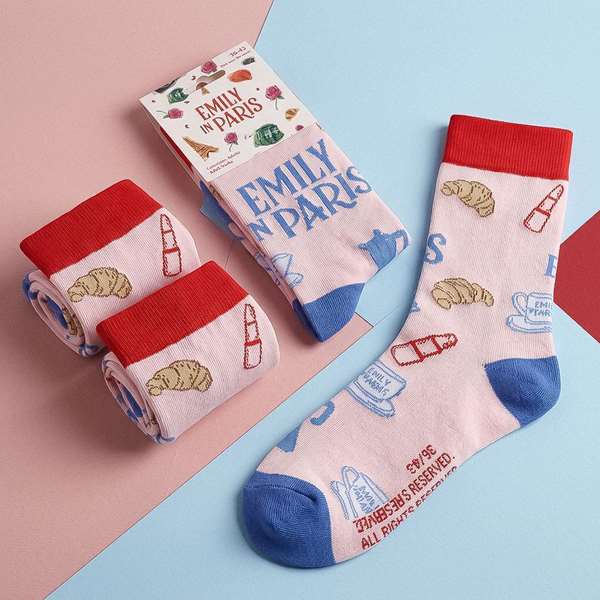 Cerdá Chaussettes Emily In Paris T3643 Taille 36-43
