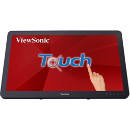 Viewsonic TD2430 Moniteur Tactile 24 Pouces Full HD HDMI VGA DisplayPort Noir - Écran Multitouch 10 Points