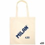 Milan Sac en toile 1918 Beige 41 x 38 x 0,5 cm (25 Unités)