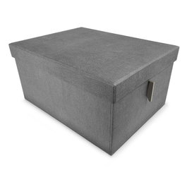 HERRAJES ALK Boîte d'organisation textile Anthracite