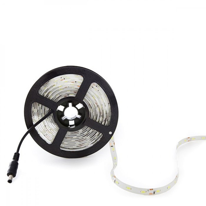 Bande LED 300 LED 80W 4400Lm 6000K Blanc Froid SMD5630 12VDC 5m