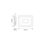 Spot Projecteur LED Exterieur 10W 1200 Lumens 4000K IP66 Regulable TRIAC Aluminium 60000H - Proyector LED