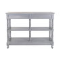 Buffet DKD Home Decor Gris Naturel Bois de paulownia Bois MDF 117 x 39 x 89 cm