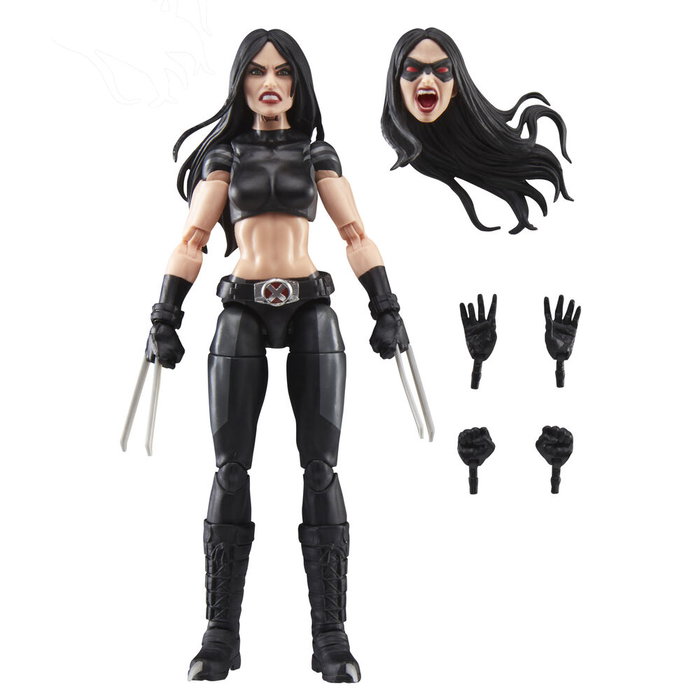 HASBRO - Figurines articulées Marvel Legends X-Force 15 cm - 2 personnages X-23 & Warpath - 9 accessoires inclus (boîte blister)