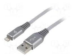 GEMBIRD Cablexpert USB 2.0 - USB A vers Apple Lightning, 1m