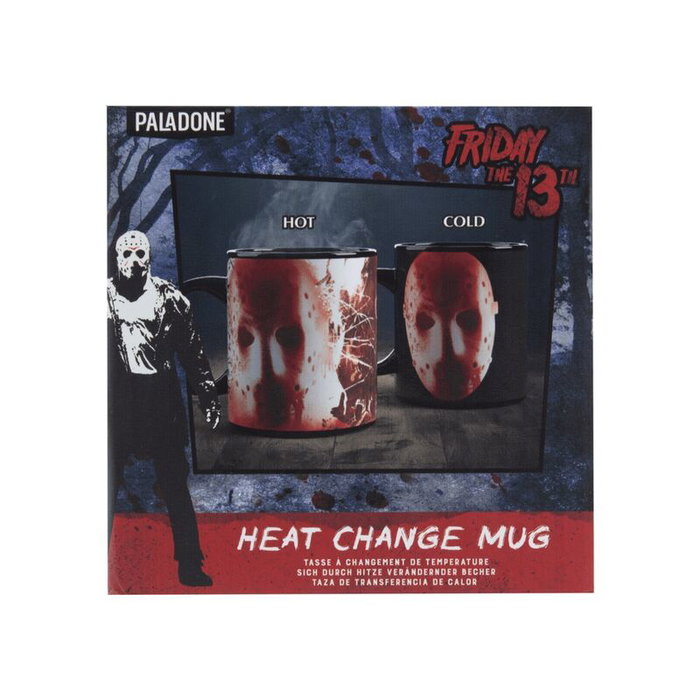 PALADONE Tasse Jason Vendredi 13 Magique Chauffante Changeant de Couleur avec la Température en Céramique