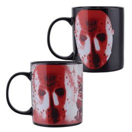 PALADONE Tasse Jason Vendredi 13 Magique Chauffante Changeant de Couleur avec la Température en Céramique