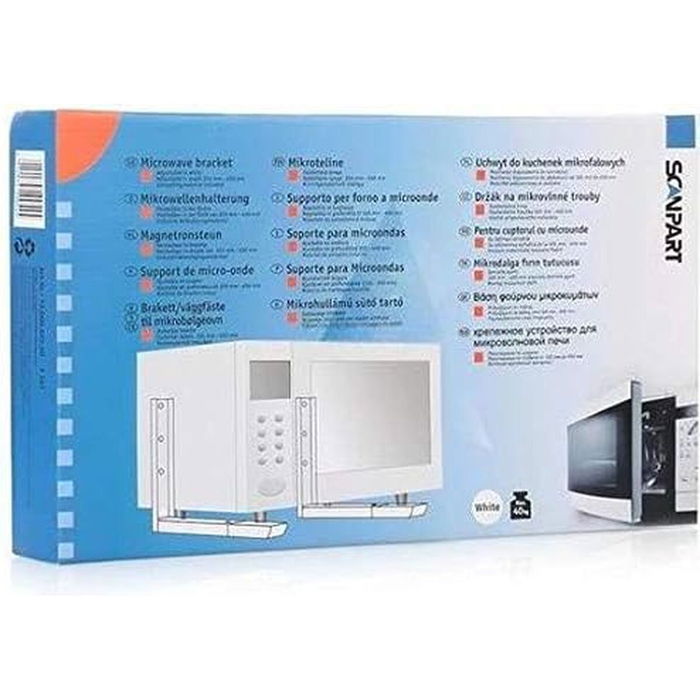 Support pour micro-ondes Elka Pieterman 73.000.055.10 Blanc 35 kg