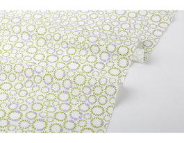 Dailylike Tissu coton motif fleurs épaisseur 30C 1,10m x 3m
