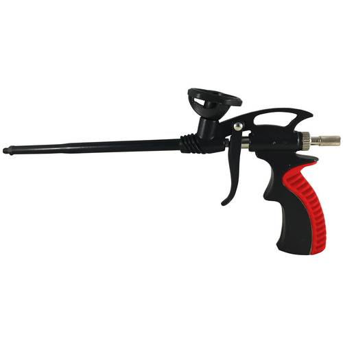 Burcasa Pistolet à mousse métallique noir 100% téflonné
