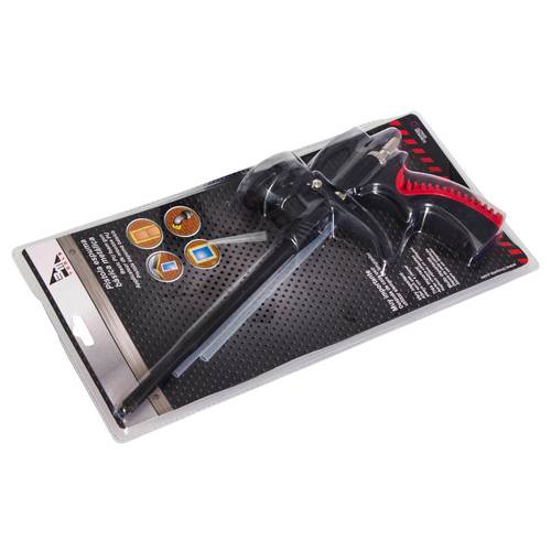 Burcasa Pistolet à mousse métallique noir 100% téflonné