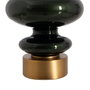 BigBuy Home Lampe de bureau Blanc Noir Doré Verre
