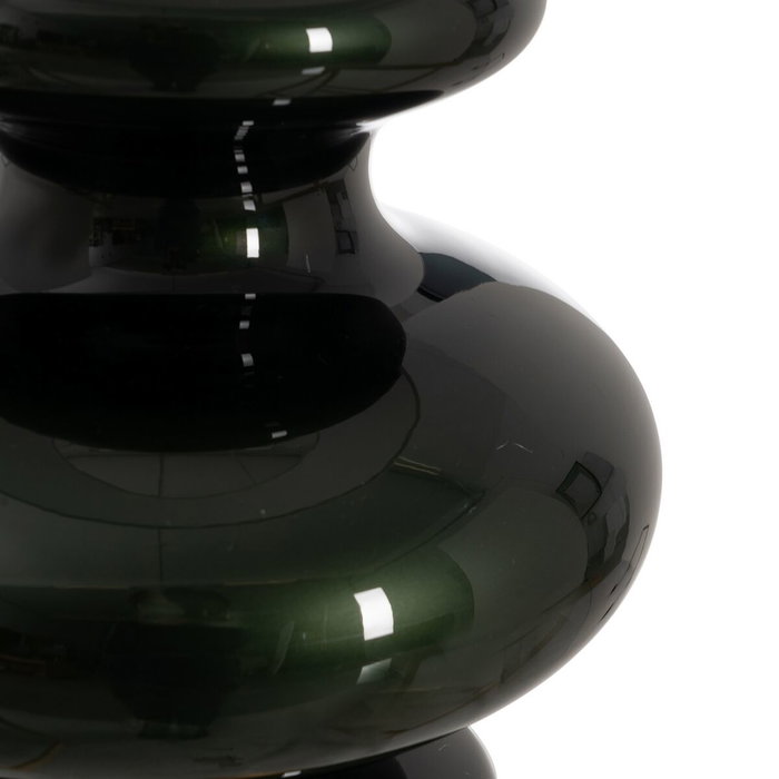 BigBuy Home Lampe de bureau Blanc Noir Doré Verre