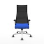 Piqueras y Crespo Chaise de Bureau Albacete, Bleu et Noir