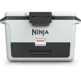 Ninja FrostVault FB151EU - Glacière Rigide Roulante 47L Blanche - Technologie Dry Zone - 6 Jours de Fraîcheur