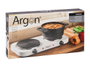 ARGON Réchaud électrique double blanc 2500W