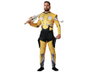 BigBuy Carnival Déguisement Robot Jaune pour Homme Adulte