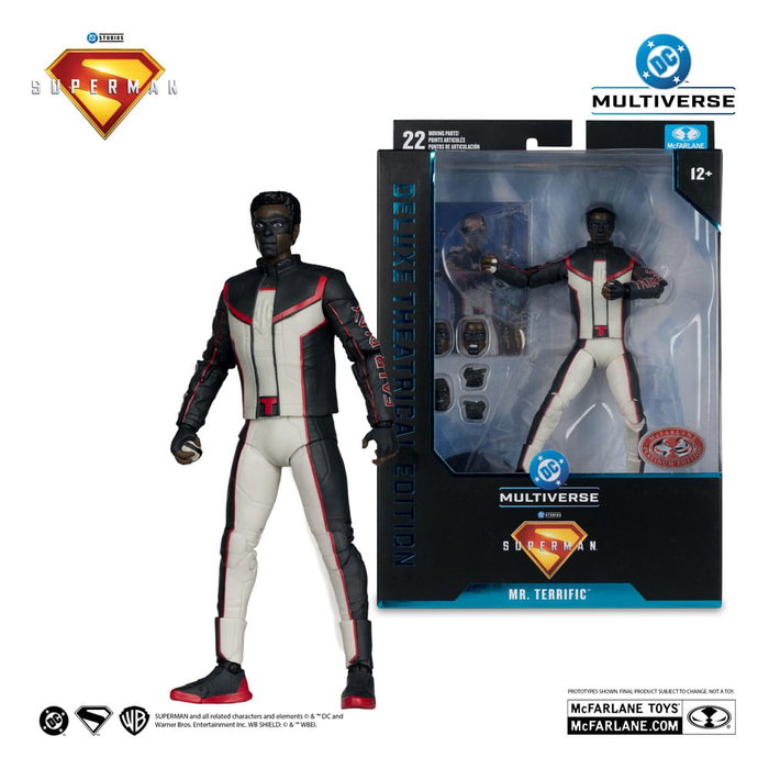Superman (2025) DC Multiverse figurine Deluxe Theatrical Edition Mr. Terrific (Red Platinum Edition) 18 cm Superman (2025) DC Multiverse figurine Deluxe Theatrical Edition Mr. Terrific (Red Platinum Edition) 18 cm