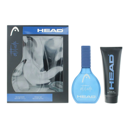 Head Attitude - Coffret Homme : Eau de Toilette 100 ml + Gel Douche Hydratant Tous Types de Peau 150 ml - Parfumerie