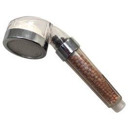 Homelux Manche de douche ABS Ø6,5cm avec filtre à pierres et Min. Luz