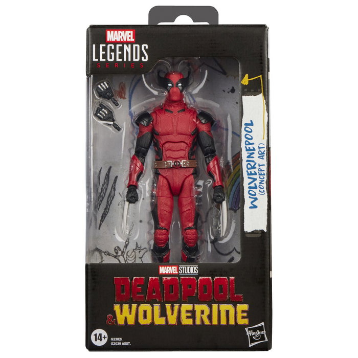 Hasbro Marvel Legends Series Wolverinepool Concept Art 15 cm