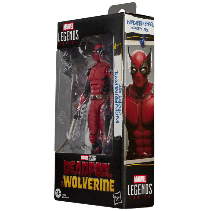 Hasbro Marvel Legends Series Wolverinepool Concept Art 15 cm