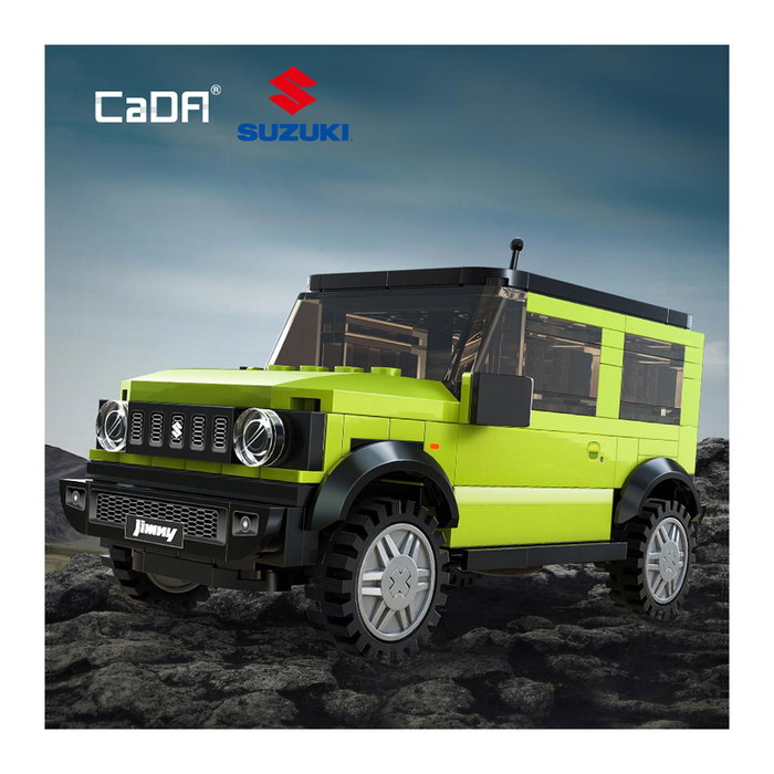 CADA - Deqube Suzuki Jimny Échelle 1:24 - 192 Pièces - Jeu de Construction pour Enfants +8 Ans