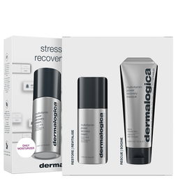 Dermalogica Stressed Skin Recovery System Coffret, Sérum Multivitamin Power Recovery Crème Visage 50 ml & Masque Crème Anti-Stress 75 ml