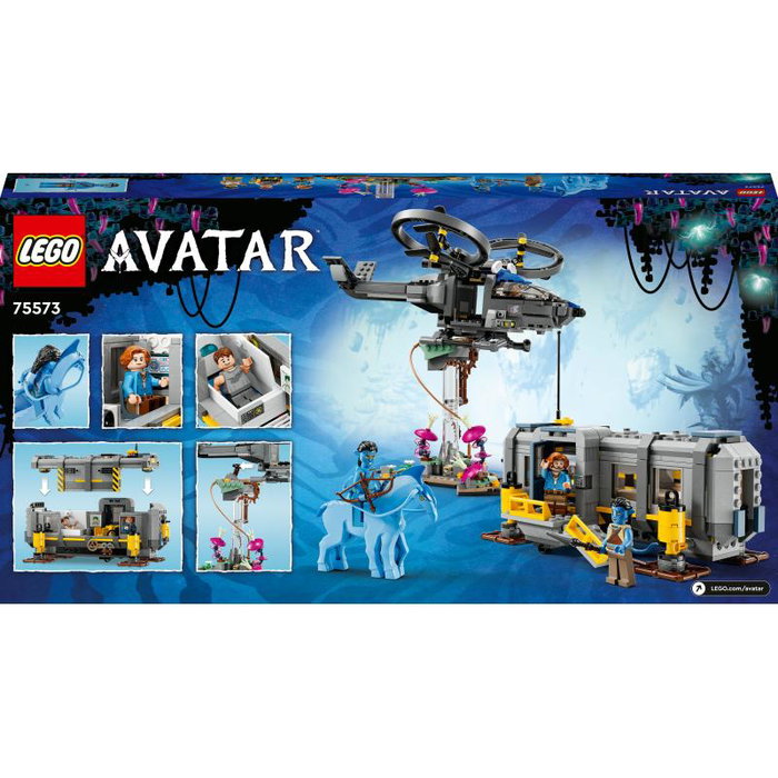LEGO Avatar Jeu de Construction Montagnes Flottantes Site 26 et RDA Samson (75573) - Ensemble de Briques