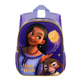 Karactermania Sac à dos Disney Wish 31 cm - Sac à dos 3D pour enfants avec 1 compartiment principal et 2 poches latérales
