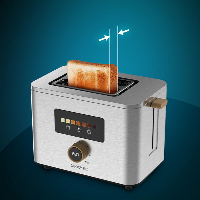 Cecotec Touch & Toast Double Grille-pain à double fente Cecotec Touch & Toast Double Grille-pain à double fente