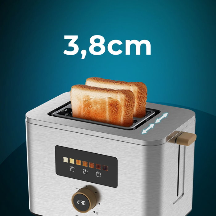 Cecotec Touch & Toast Double Grille-pain à double fente Cecotec Touch & Toast Double Grille-pain à double fente