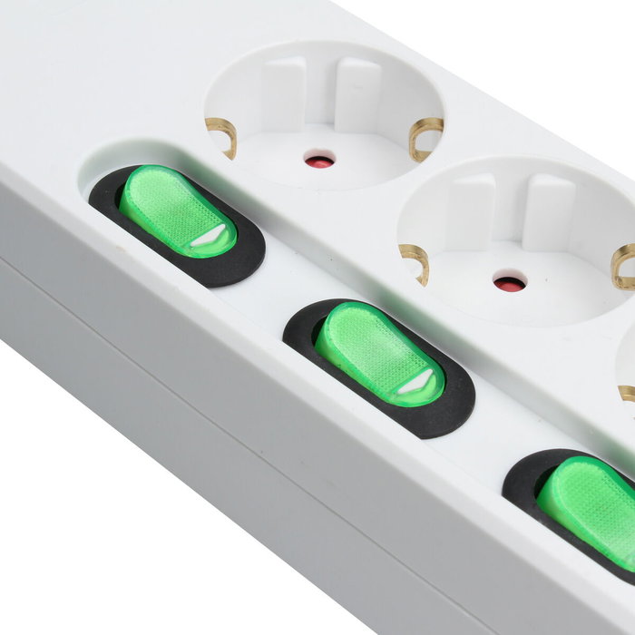 Rallonge 3 prises Schuko sans interrupteur TM Electron TMUAD553 Blanc 3680 W (1,5 m) Rallonge 3 prises Schuko sans interrupteur TM Electron TMUAD553 Blanc 3680 W (1,5 m)