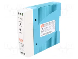 MEAN WELL MDR-20-12 Alimentation à impulsions 20W 12VDC