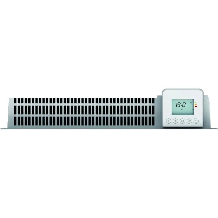 Warm Tech Convecteur électrique mural 1500W - Chauffage rapide pour pièces jusqu'à 40 m³ - Design blanc épuré - 230V