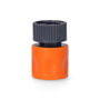 Edm Connecteur rapide femelle 3/4" pour robinet, polypropylène gris/orange, anti-UV