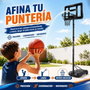 JugaToys Panier de basketball avec pied, ballon gonflable et gonfleur 76x306x72cm