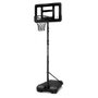 JugaToys Panier de basketball avec pied, ballon gonflable et gonfleur 76x306x72cm