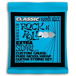 ERNIEBALL Jeu de cordes électrique Slinky Nickel Extra 8-38