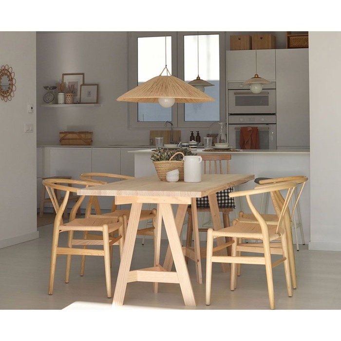 Astigarraga Plateau en bois de pin massif 160 x 80 x 3 cm Astigarraga Plateau en bois de pin massif 160 x 80 x 3 cm