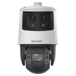 Hikvision Caméra Réseau Panoramique PTZ 6 MP + 4 MP, Zoom Optique 32x, AcuSense, Vision Nocturne 200 m, Hi-PoE