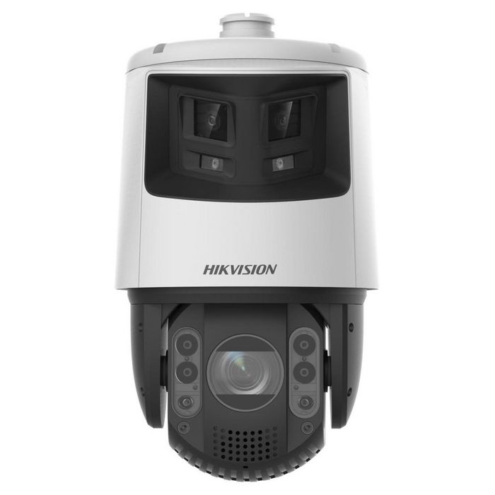 Hikvision Caméra Réseau Panoramique PTZ 6 MP + 4 MP, Zoom Optique 32x, AcuSense, Vision Nocturne 200 m, Hi-PoE Hikvision Caméra Réseau Panoramique PTZ 6 MP + 4 MP, Zoom Optique 32x, AcuSense, Vision Nocturne 200 m, Hi-PoE