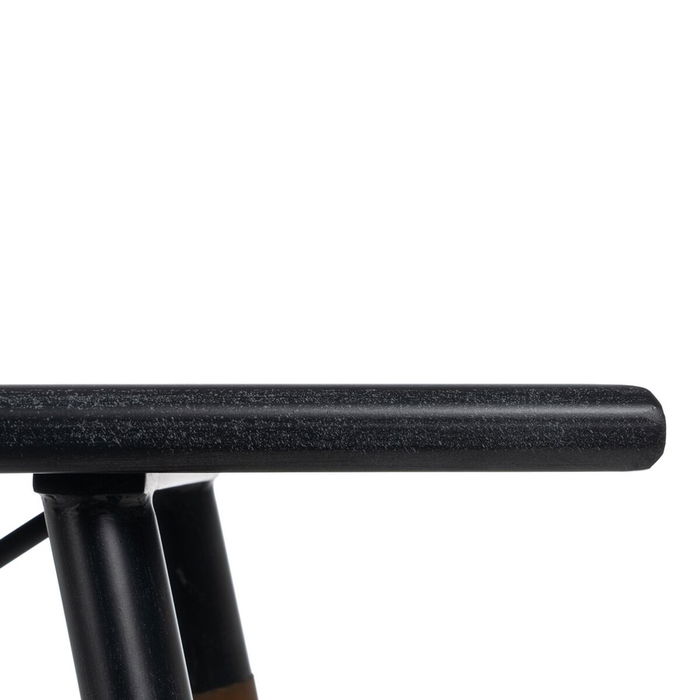 Meuble d'Entrée OSLO Noir Naturel 120 x 38 x 81 cm