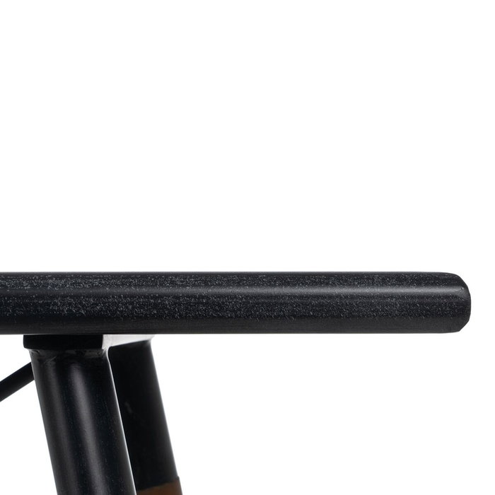 Meuble d'Entrée OSLO Noir Naturel 120 x 38 x 81 cm